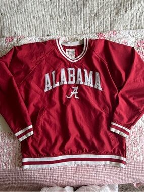 Alabama Crimson Tide Men's Red Windbreaker Pullover